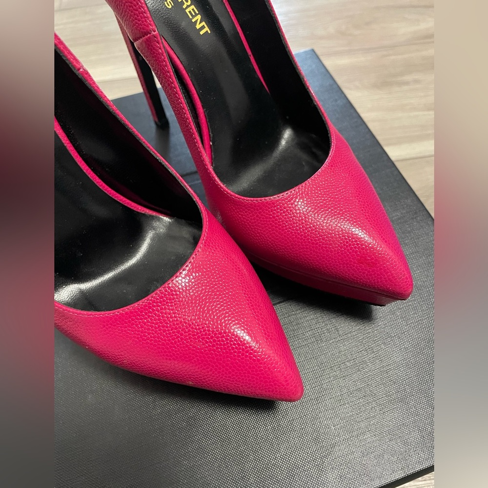 Saint Laurent Janis Platform Pumps Bubblegum pink - Picture 7 of 10